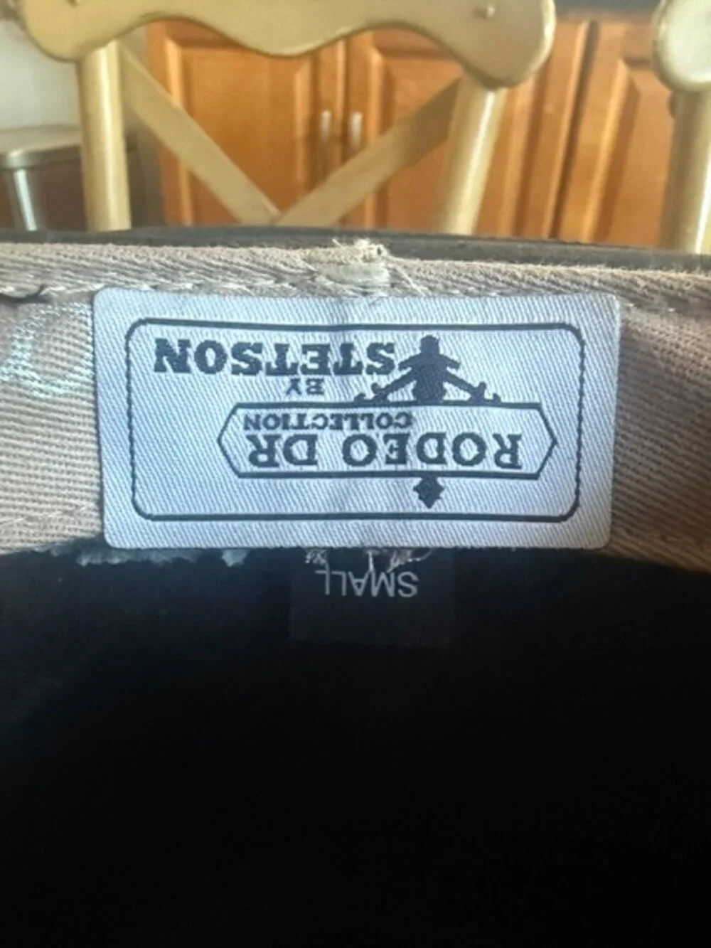 Stetson Rodeo Dr. Roxbury Black Leather Cowboy Hat - Size Small (Excellent!)